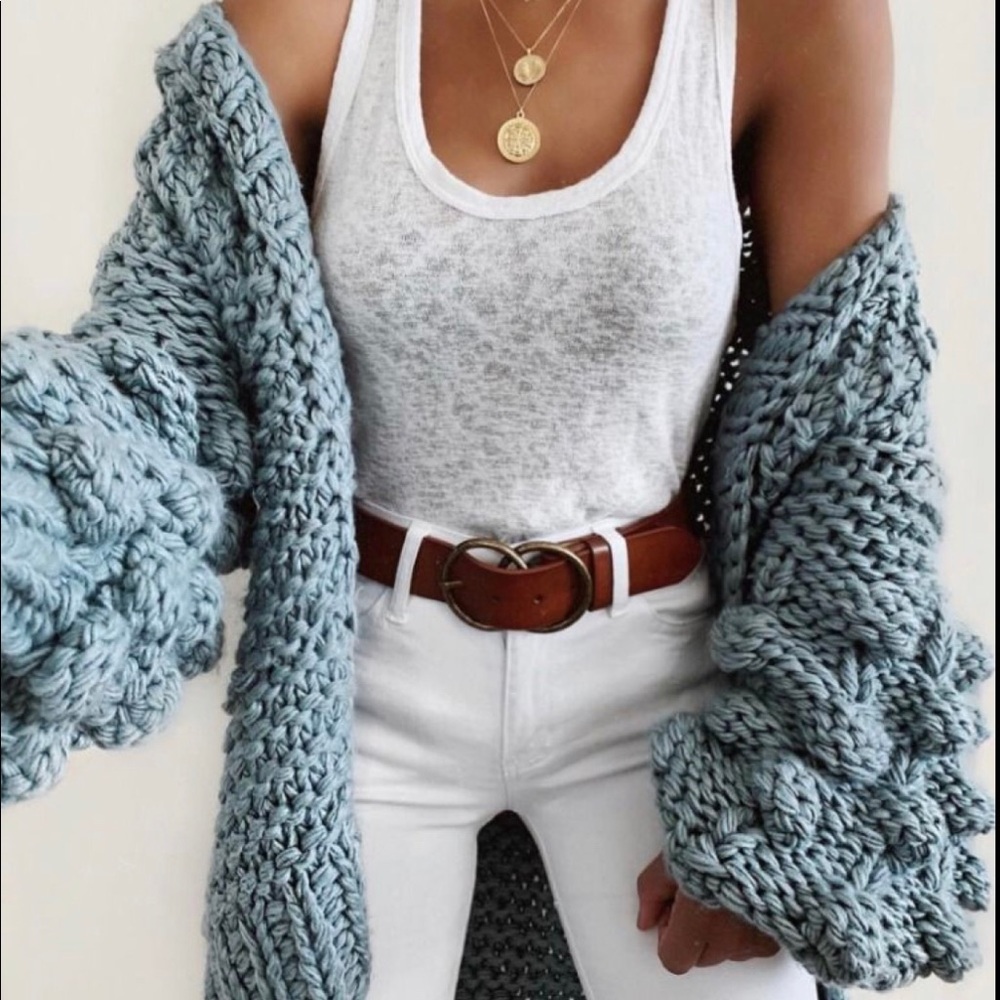 NWOT Puff sleeve cardigan